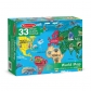 Продукт Melissa&Doug карта на света 33ч. - Пъзел - 3 - BG Hlapeta